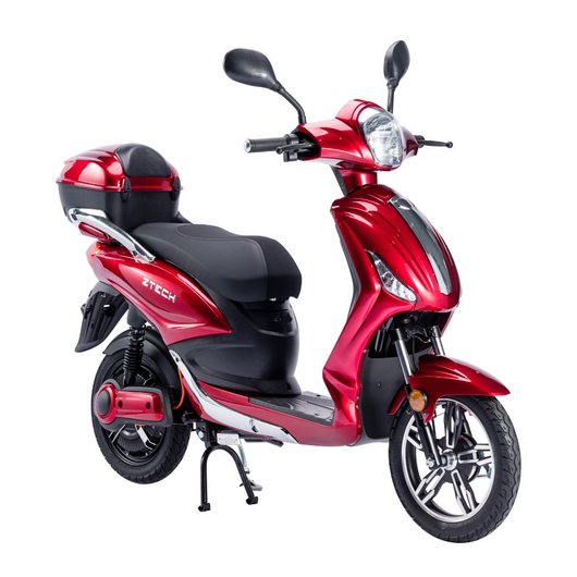 Bicicletta Elettrica Scooter Z-TECH ZT-09-TC 500W 20Ah 48V Batteria Piombo-Rosso