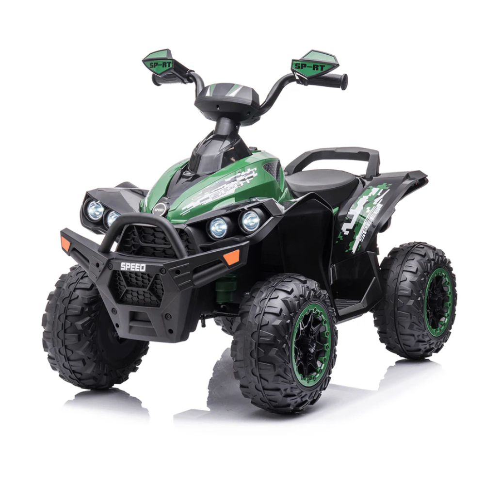 Quad Elettrico per Bambini Quad Medio Sport 12V-Verde