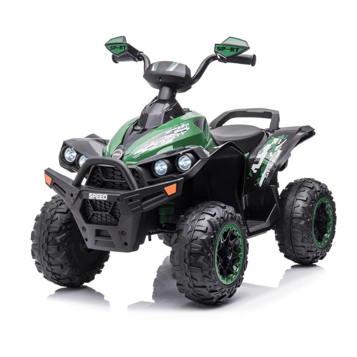Quad Elettrico per Bambini Quad Medio Sport 12V-Verde