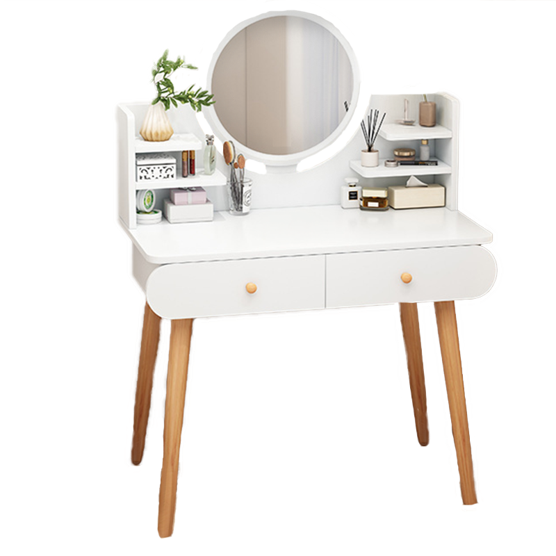 Toeletta per trucco con misure 120x80x40 cm, ideale per la camera da letto.