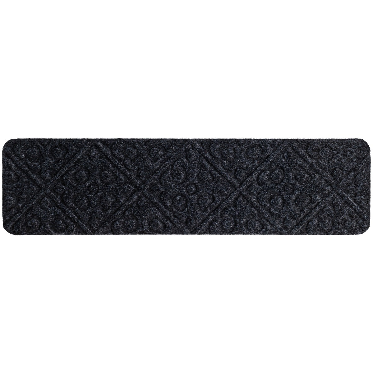 15 tappetini antiscivolo per scale, Tappeti impermeabili per scale bambini anziani animali 76x20cm Grigio-Tappetini