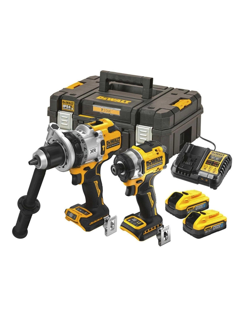 DeWALT Kit DCK2200H2T (DCD1007 + DCF860 + 2 x 5,0 Ah Powerstack + DCB1104 + TSTAK II)