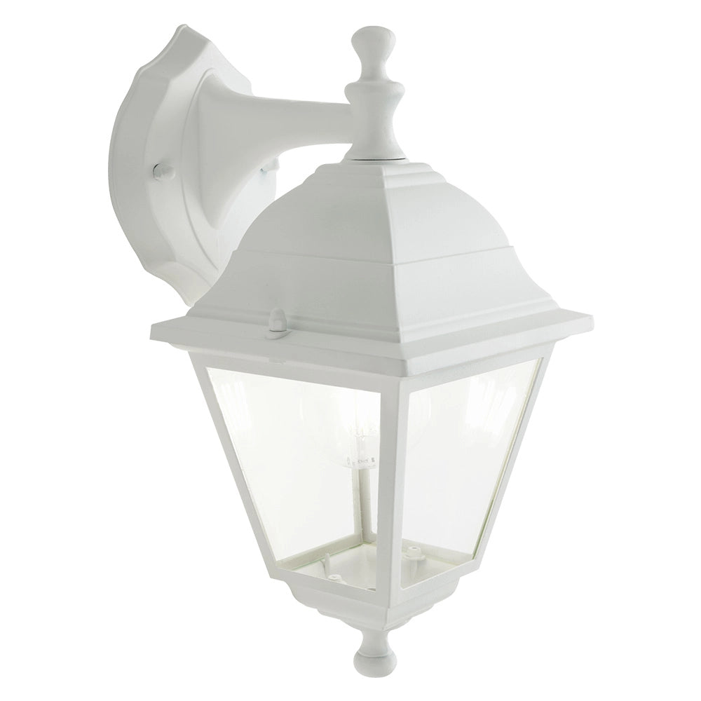 LANTERNA DA PARETE 'DRA' E27 - 60 W - bianca  - I-LUCE BY SOVIL