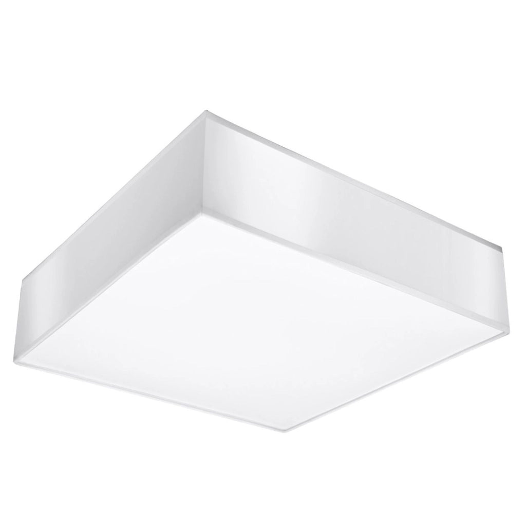 Plafoniera quadrata ANUBIS 35 cm bianca Pure Lume 2xE27
