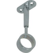 REGGITUBO ARMADIO TONDO REGOLABILE CENTRALE - ZAMA CROMATO H.MM 65/105 TUBO MM 25- 12 pezzi