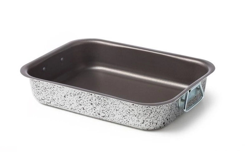 Teglia Antiaderente in Alluminio Rettangolare Sale e Pepe 25 cm