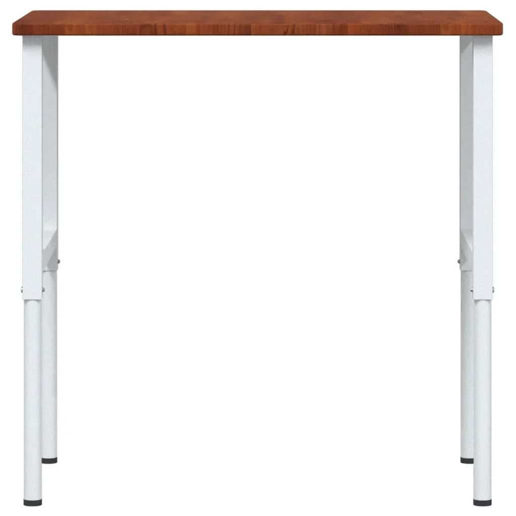 Banco Lavoro Marrone Scuro 100x60x(71,5-98) cm Legno di Rovere