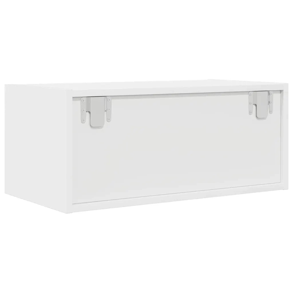 Mobile Porta TV Bianco 60x31x25,5 cm in Legno Multistrato 861490