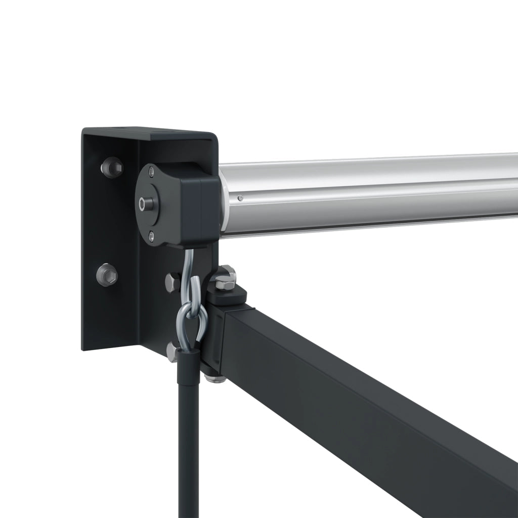 Tenda Retrattile Automatica Arancione e Marrone 350x250 cm