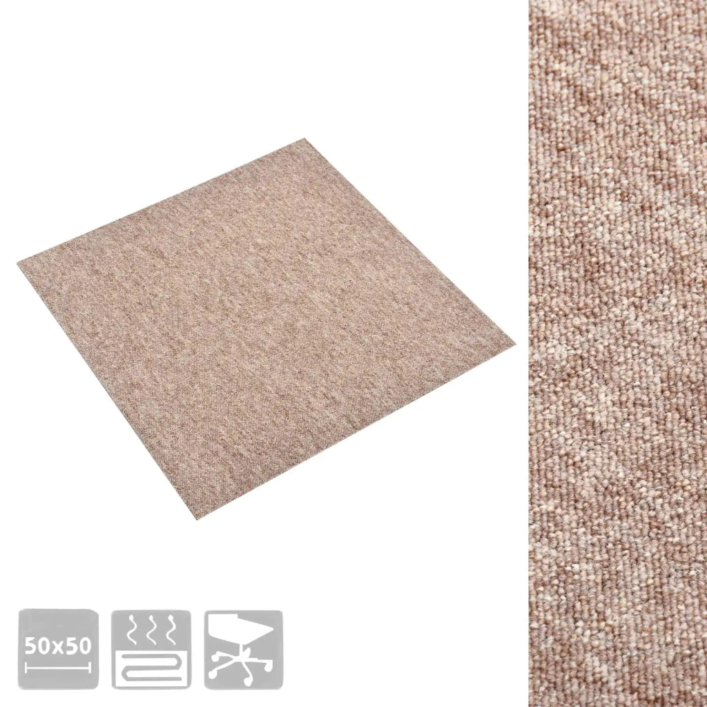 Tappeto 20 pcs Beige 50 x 50 cm 100% Polipropilene 42046752