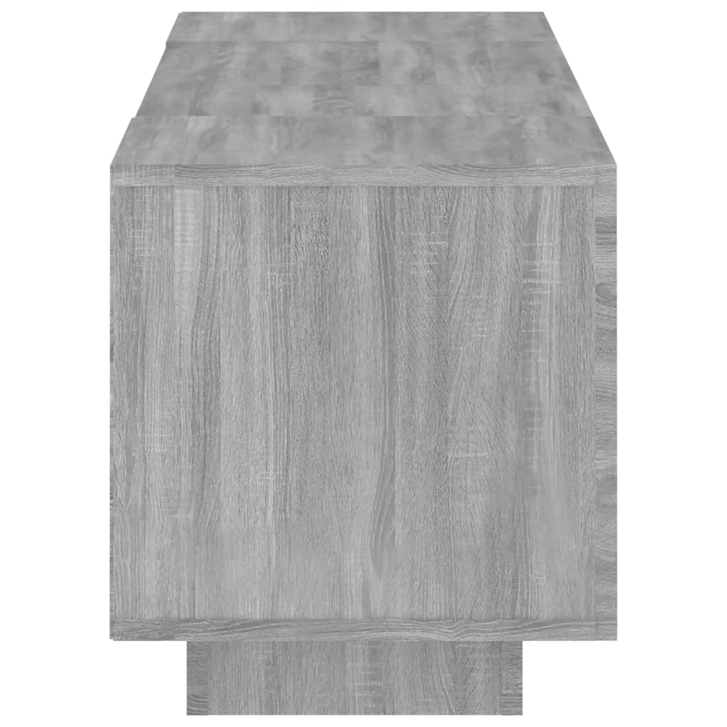 Mobile TV multimediale mensola TV credenza mobile TV sala da pranzo soggiorno camera da letto con luci LED Sonoma 160 x 35 x 40 cm grigio 02_0026807