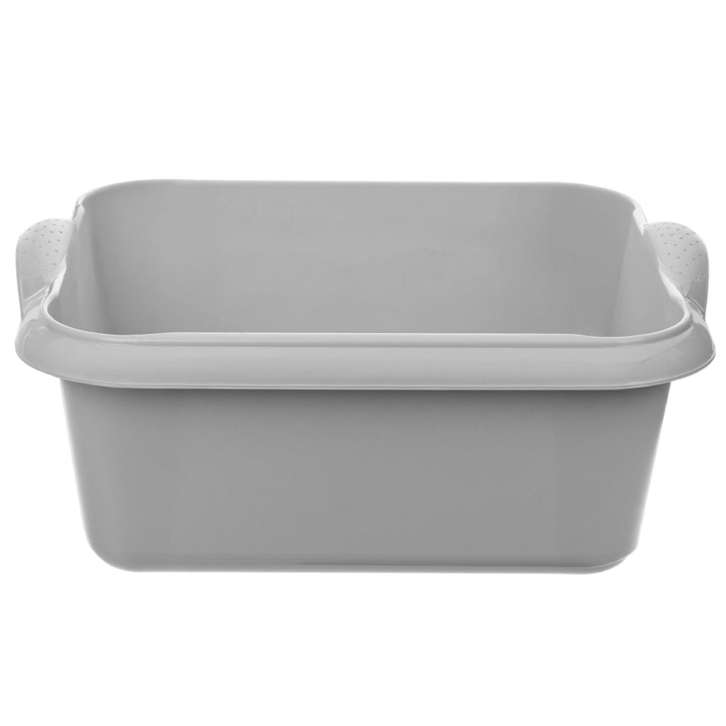 Bacinella per bucato in plastica KADAX da 10 litri, rettangolare, con manici