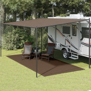 Tappeto da Tenda 250x600 cm Marrone 310807