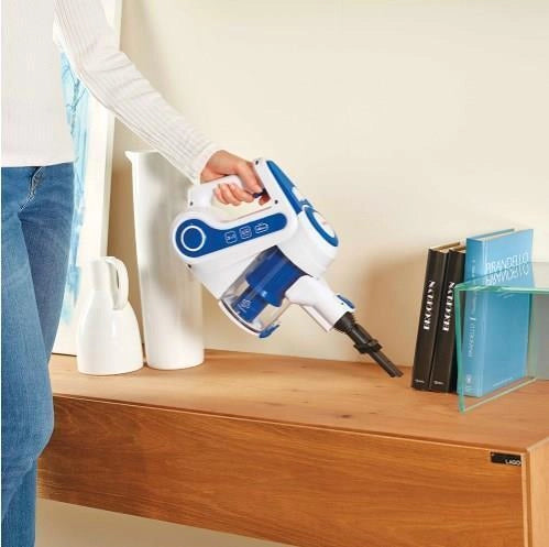 Polti forzaspira slim sr90b plus scopa elettrica ricaricabile senza fili blu e Bianco