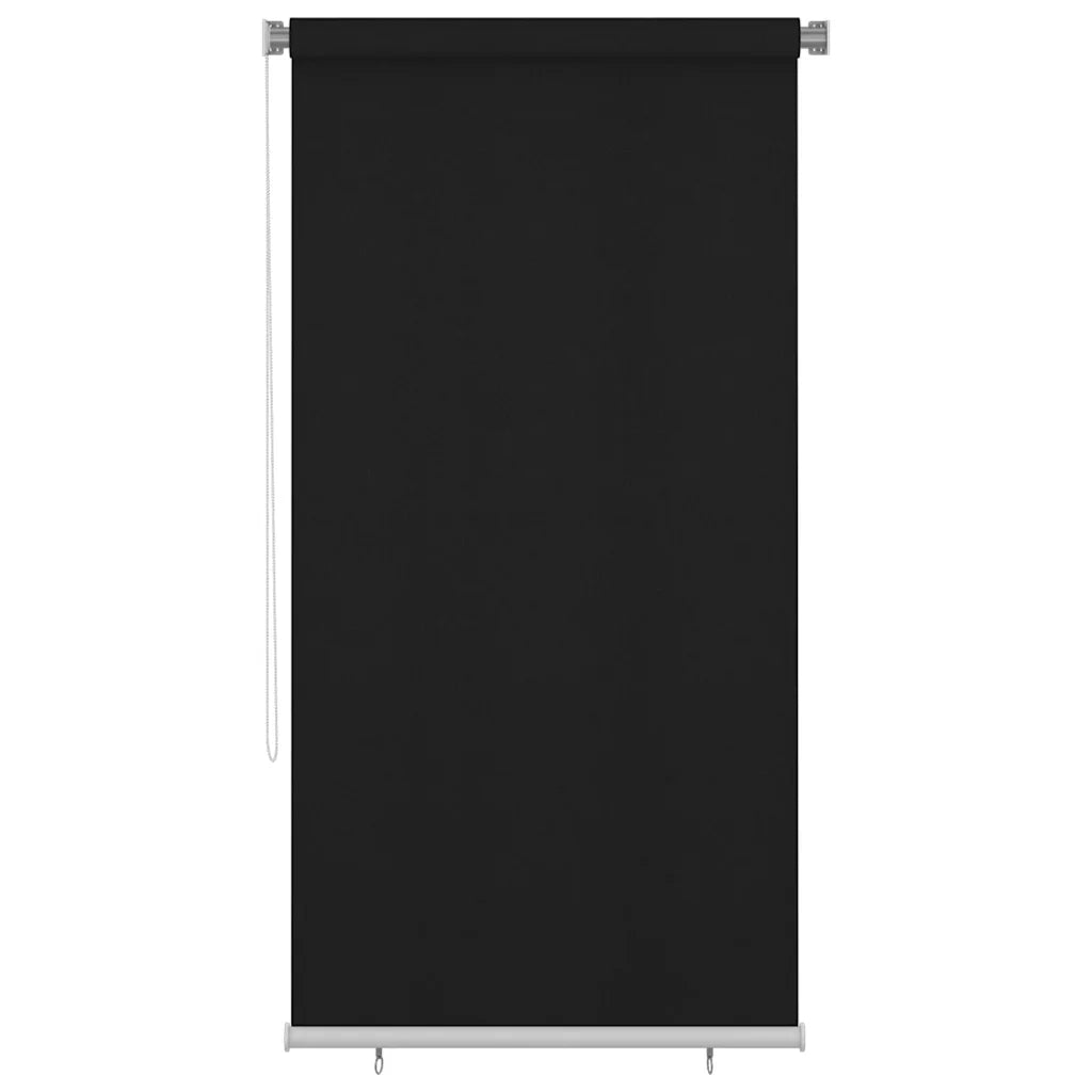 Tenda a Rullo per Esterni-Tenda da sole avvolgibile 120x230 cm Nera