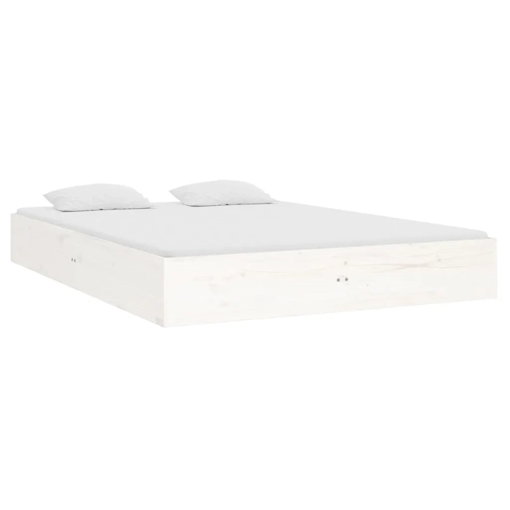 Giroletto Bianco in Legno Massello 120x190 cm 4FT Small Double cod mxl 61509