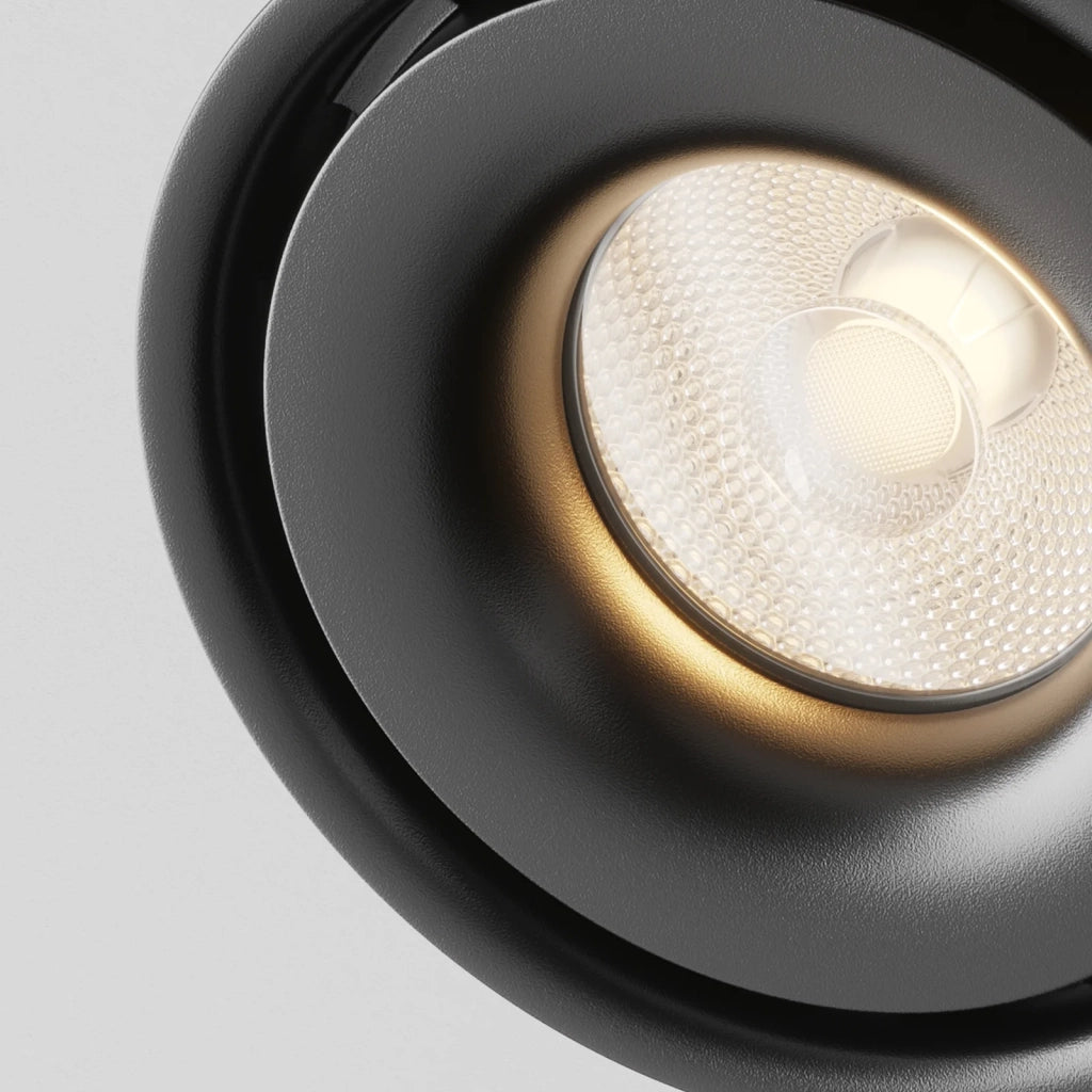 Maytoni Lampada da soffitto Yin 1 luce LED integrato nero metallo