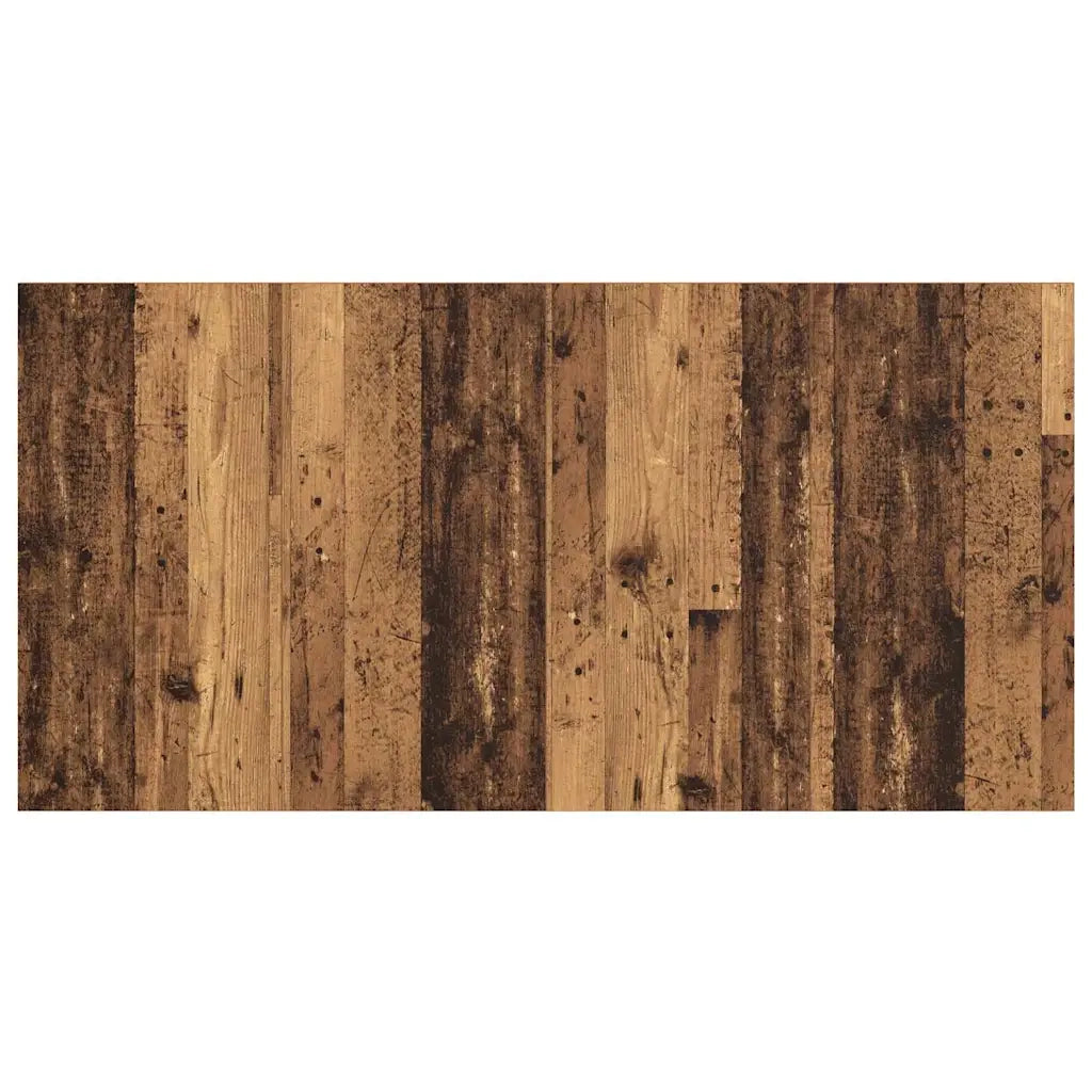 Testiera | Testata con Comodino 3 pcs Legno vecchio Legno multistrato