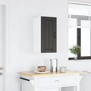 vidaXL Pensile da Cucina Lucca Nero in Legno Multistrato