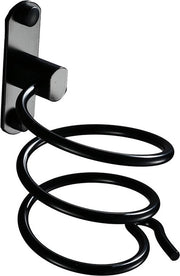 Sostegno per Facciatrice da Bagno - Asciugamano - Organizzazione Bagno - Compatibilità Universale - 13 x 9 x 9 cm - Nero