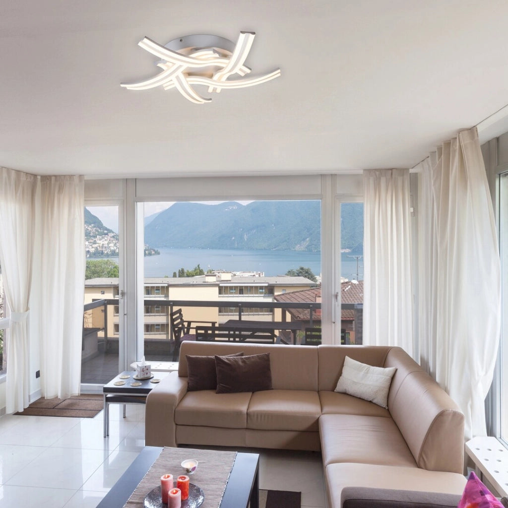 Plafoniera LED Rabalux Tulio 60W 4000lm bianca 55cm