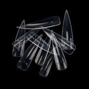 Trade Shop - 36 Tips Trasparente Stiletto Lunghe Competizione Punta Per Ricostruzione Nailart -