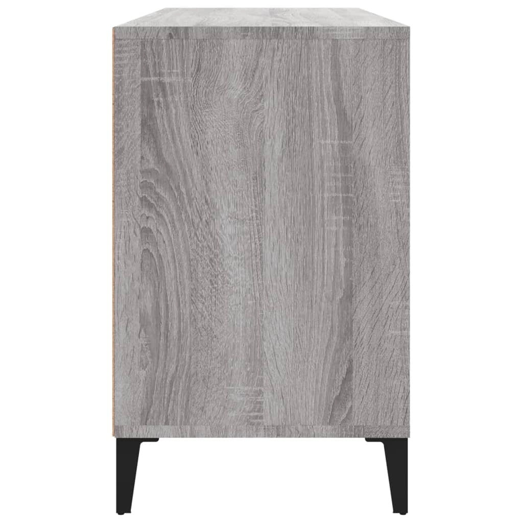 Scarpiera mobile contenitore per scarpe mobile per ingresso/corridoio/soggiorno design Sonoma 102 x 36 x 60 cm legno ingegnerizzato grigio 02_0022055