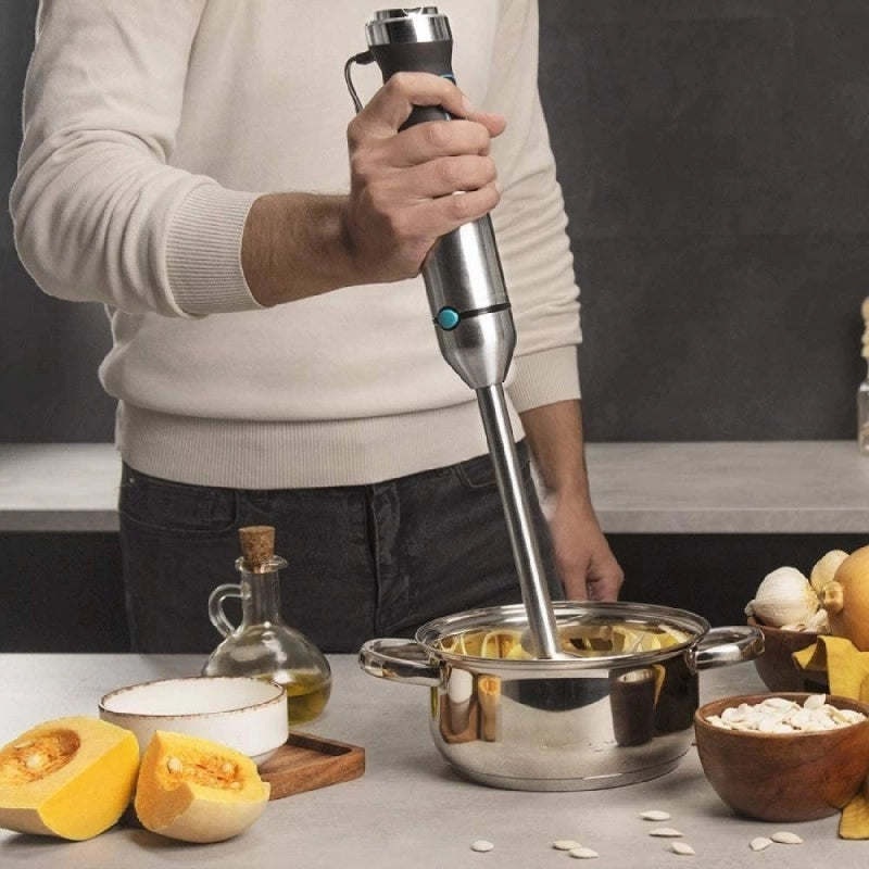 CECOTEC 04274 - Frullatore a immersione Power TitanBlack 1500 XL PerfectCream&Crush