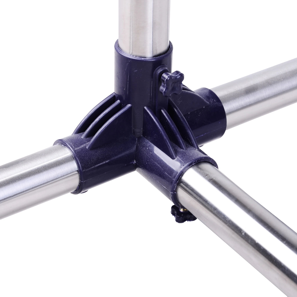 Appendiabiti su Ruote Regolabile ¨C Xylo ¨C Acciaio Inox Portata 25kg