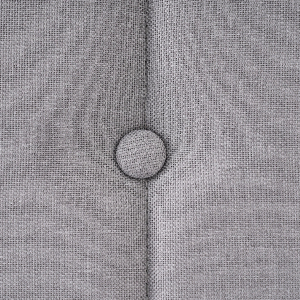 Letto imbottito grigio 160 x 200 cm con ricarica USB e Tipo-C