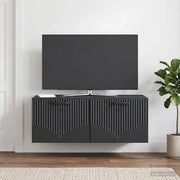 Mobile Porta TV da Muro Nero 78,5 x 41 x 30 cm 899026