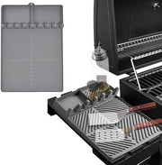 Accessori per Mat di Silicone per Griglia compatibili con BBQ Smoker Griglia Trolley XL per Tavolo Lato/Griglia Tavolo Lato (per lo Stoccaggio di Affilati per la Griglia)