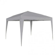 Gazebo Pieghevole 3x3 m in Acciaio Tortora