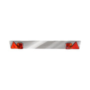 Gancio di traino da 1200 mm, 2 lampade, 2 triangoli riflettenti, cavo da 6 m e presa da 12 V a 7 pin