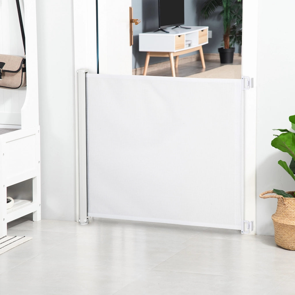 Cancelletto di Sicurezza 115 cm ¨C Xylo ¨C Bianco per Scale e Porte