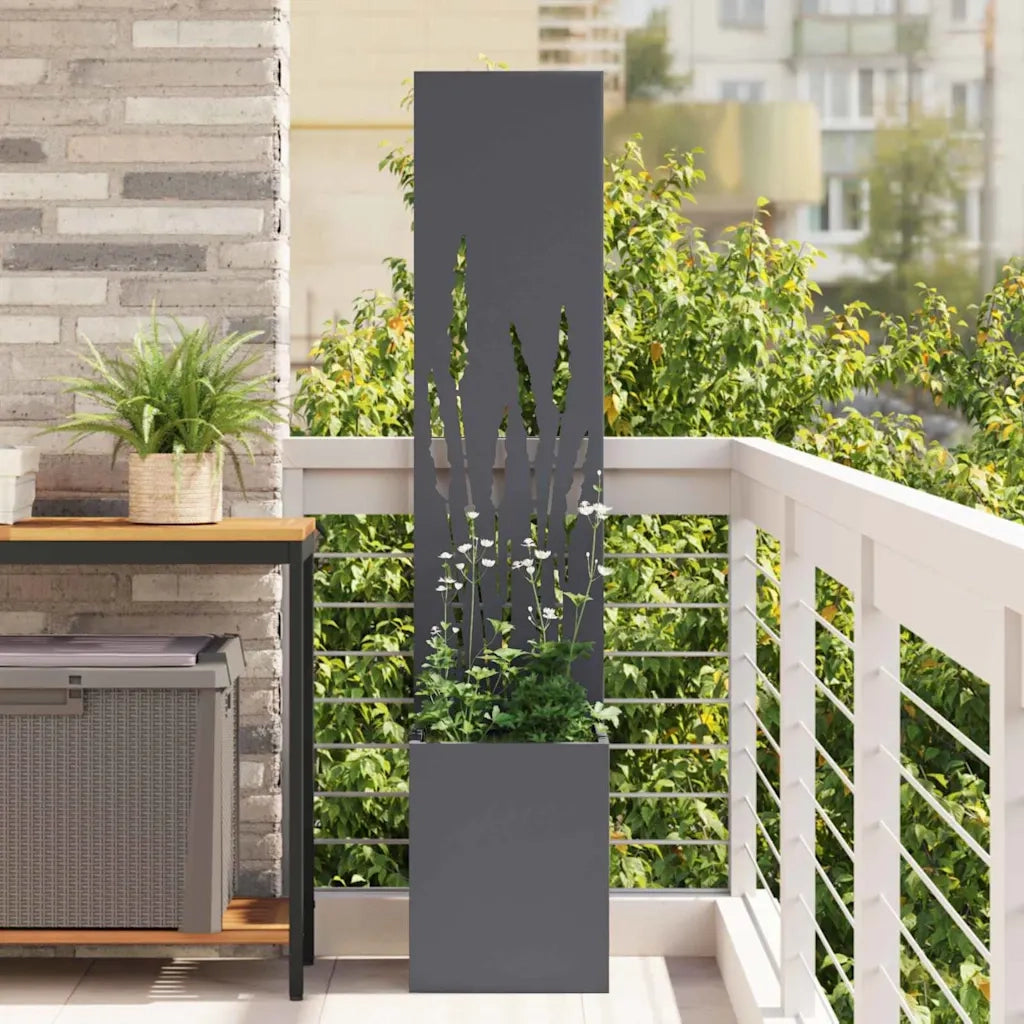 Schermo per privacy in giardino Traforo Antracite 32 x 150 cm CFW1555852