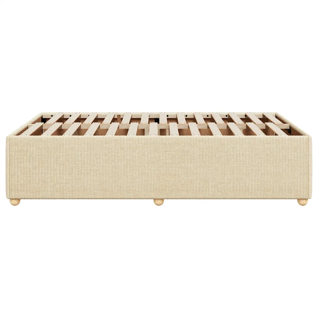 Giroletto senza Materasso Crema 120x200 cm Tessuto