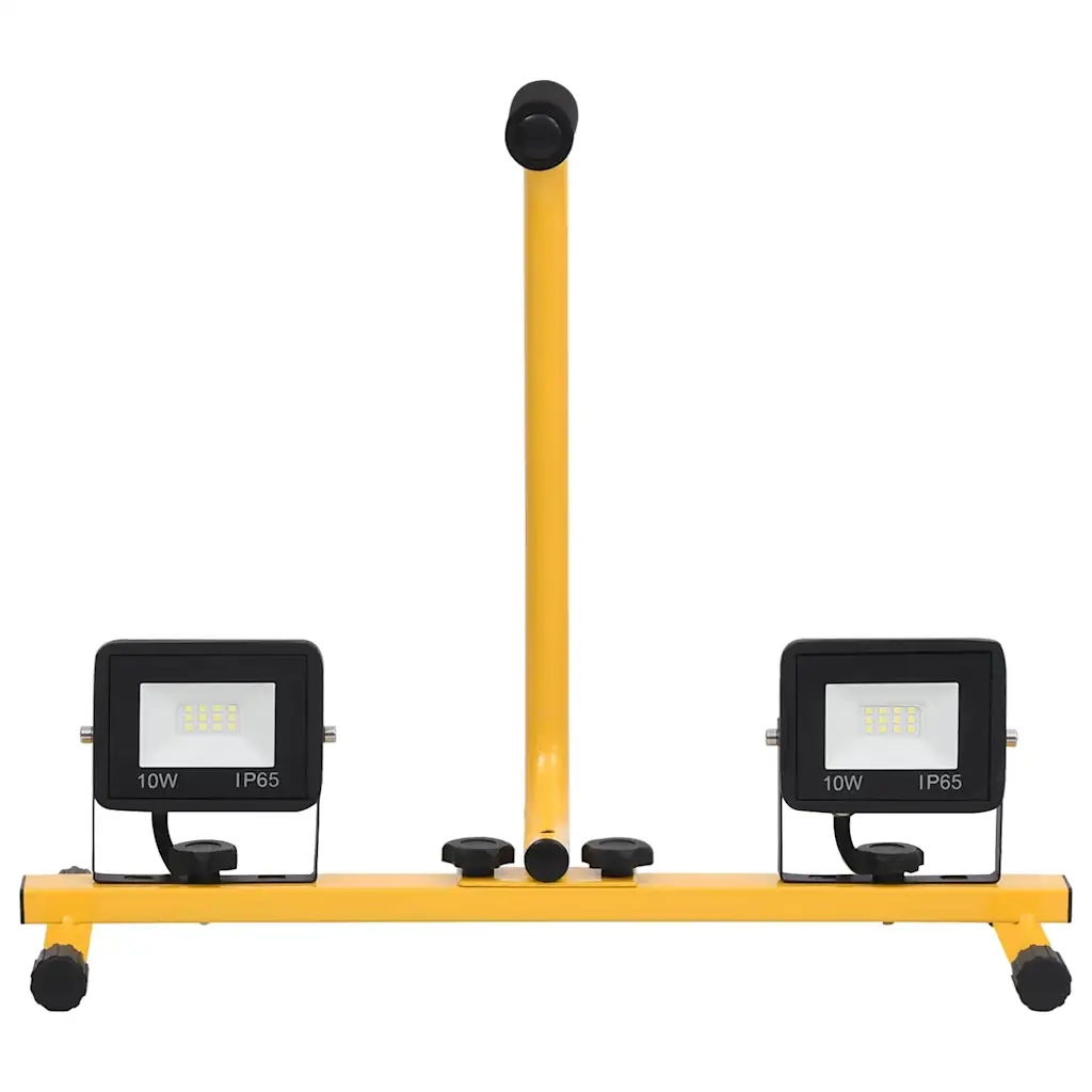 Faretto a LED con Maniglia 2x10 W Bianco Caldo CFW7221938