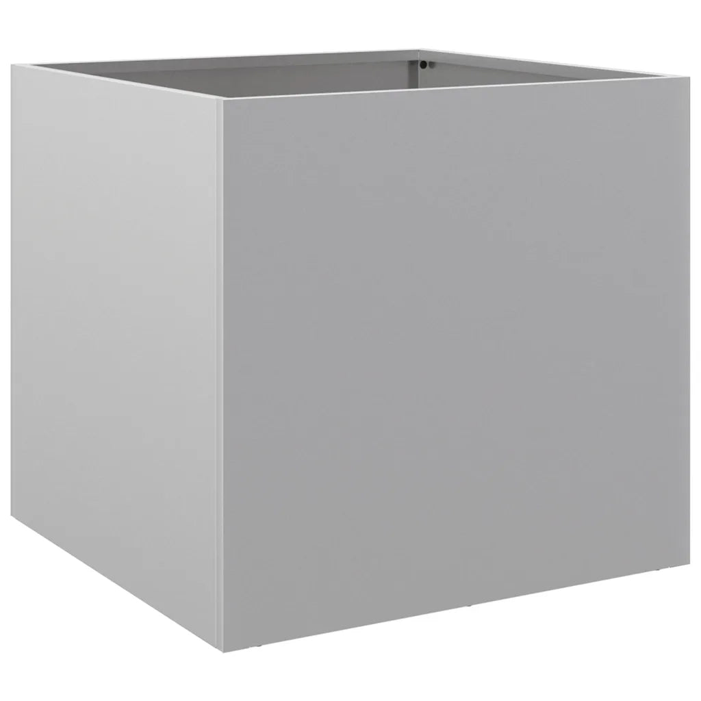 Fioriera Argento 42x40x39 cm in Acciaio Zincato 841557