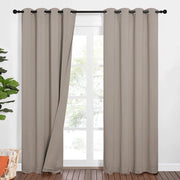 Tendenze per Verdustimento 100% Efficaci - Doppie Tendenze - Acustiche - Termiche - 2 Pezzi - 132x213cm