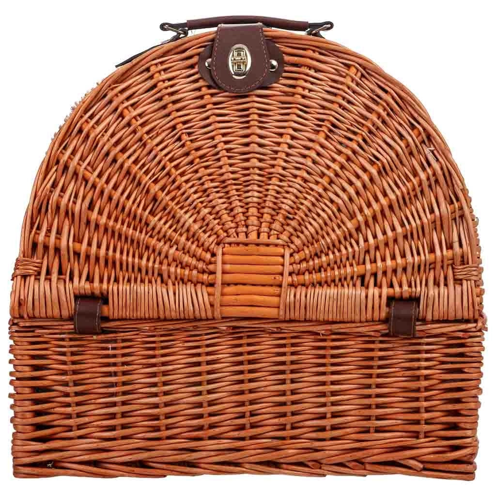 Cestino da picnic per 2 persone, marrone, 40x28x14/40h cm