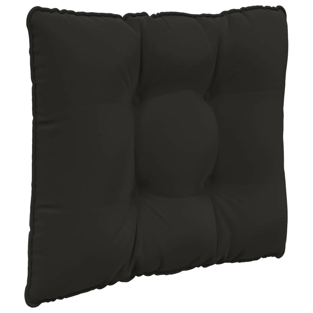 Cuscino per divano da esterno 3 pcs Nero Poliestere