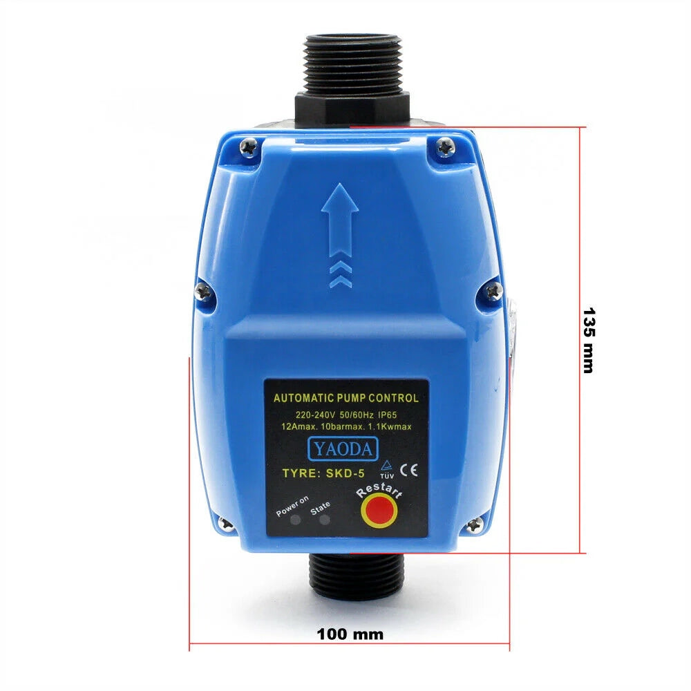 Pressostato SKD-5 230 volt monofase pompa domestica controllo pompa pozzo 16_0000485