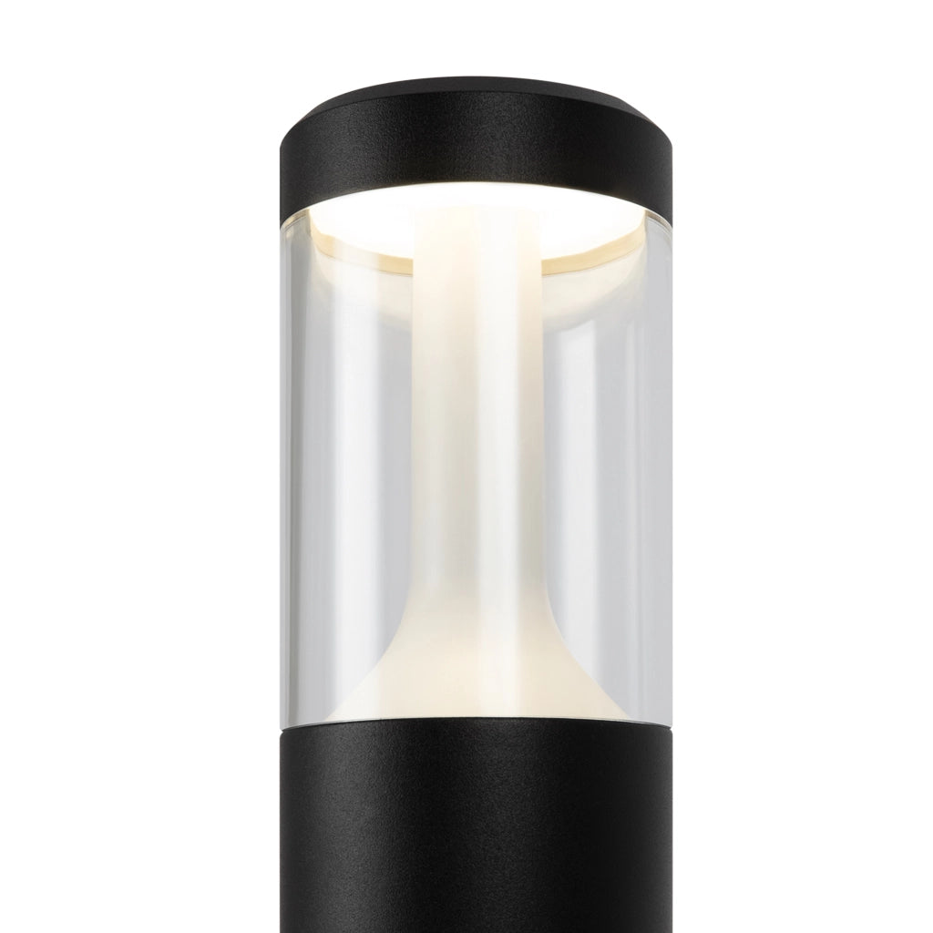 Maytoni lampada da terra moderna Koln 1 luce LED integrato IP54 nero alluminio