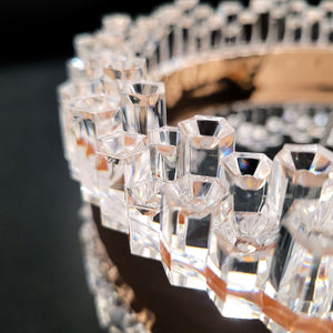 Lampadario A Sospensione In Cristallo Led Lhj099-cp Gold