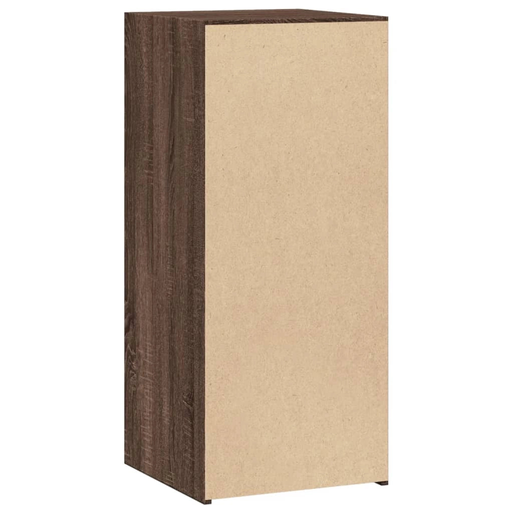 Credenza cassettiera armadio mobile contenitore organizer per cucina soggiorno salotto 40 x 41 x 93 cm legno ingegnerizzato marrone 02_0031257