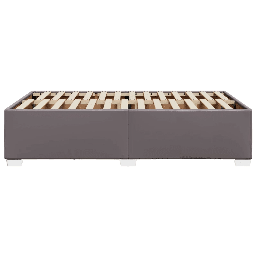 Giroletto-Struttura Letto Grigio 120x200 cm in Similpelle 904746