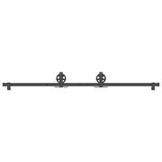 Kit di Binari per Porte Scorrevoli 183 cm Acciaio Nero CFW7875641