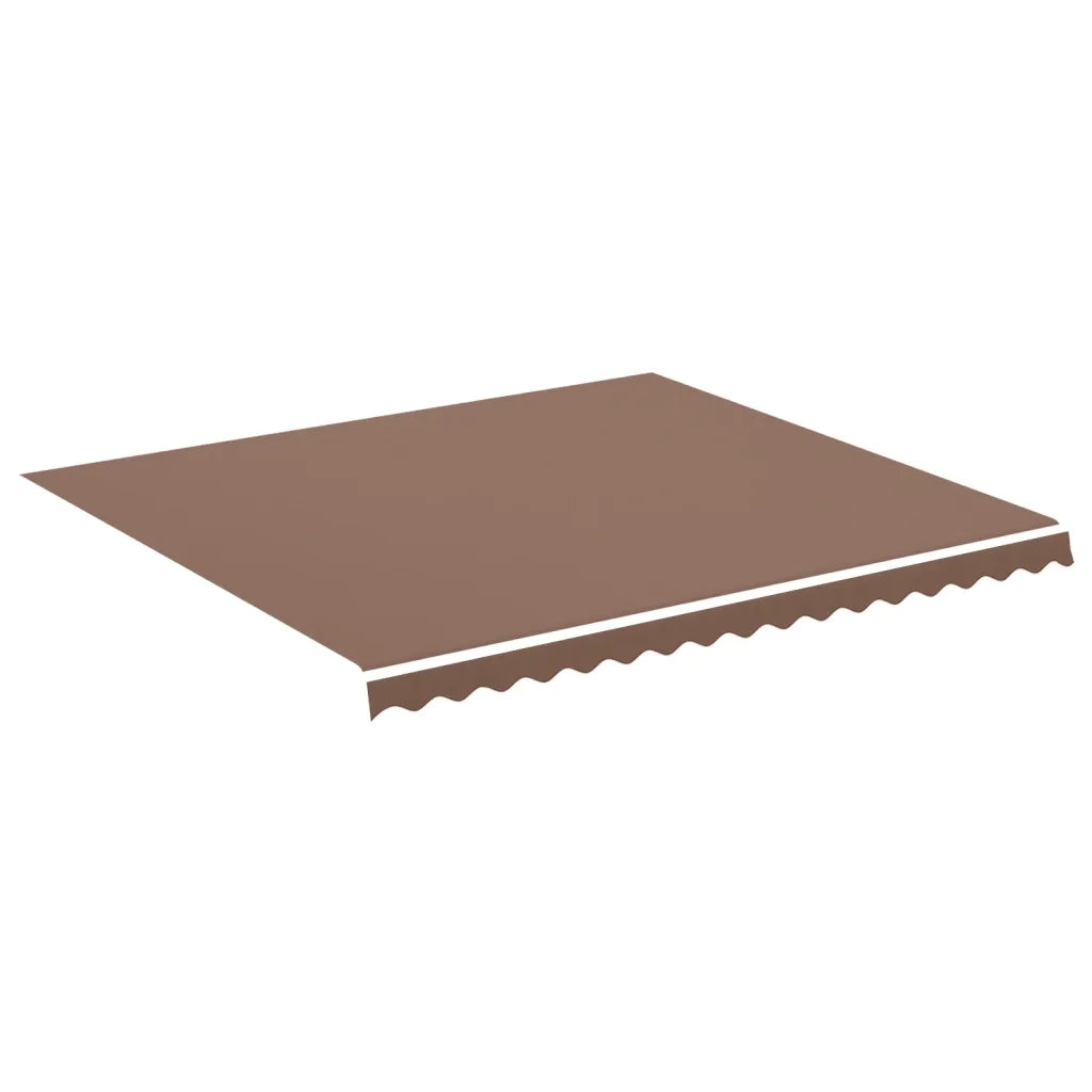 Tessuto di Ricambio per Tenda da Sole-Ricambio telo per tenda da sole Marrone 4x3,5 m