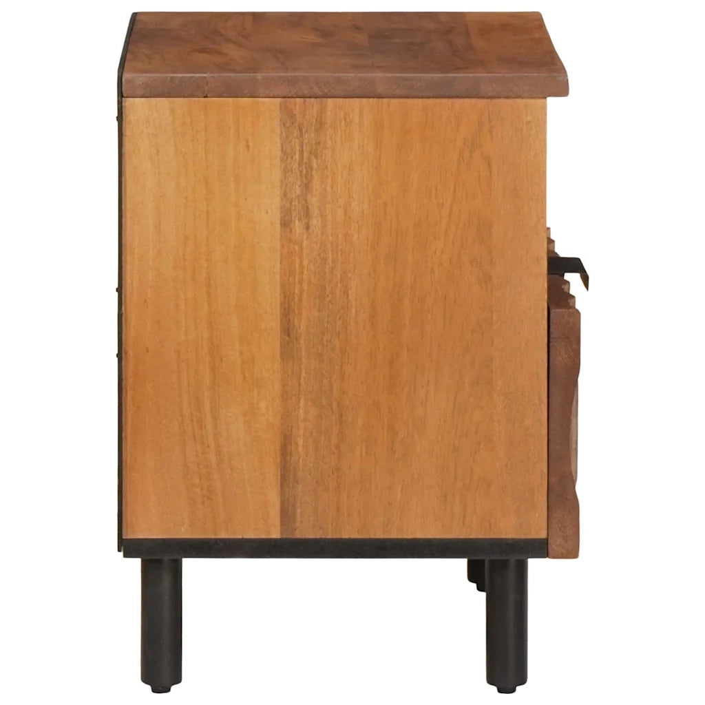 Armadio da Notte con cassetto Marrone 40 x 33 x 46 cm